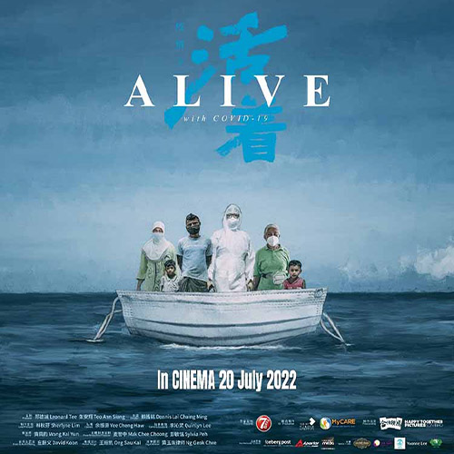 Alive with covid 19 cinema poster
